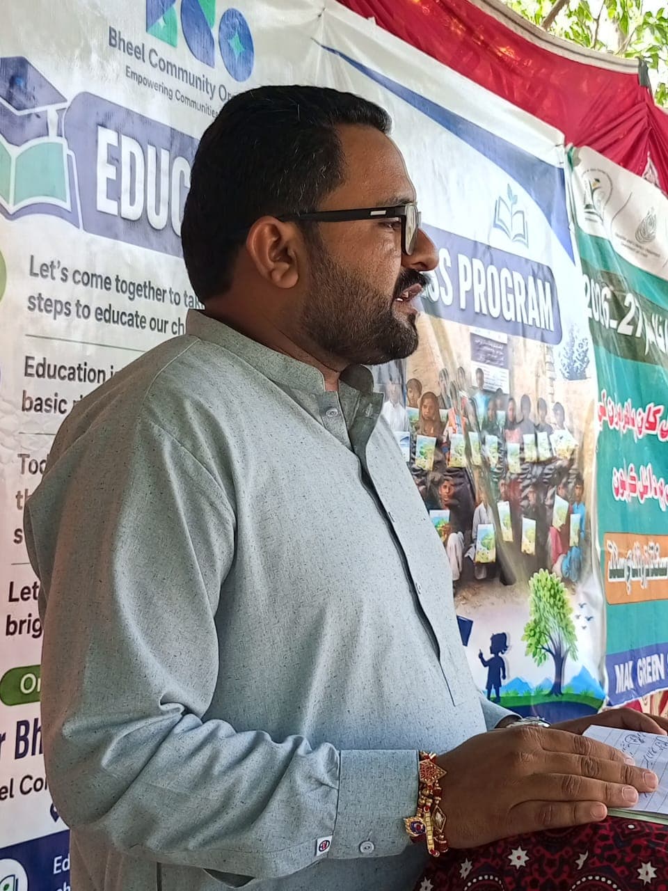 Students taking part in a BCO education event